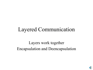 Layered Communication