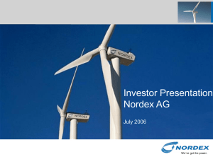 Nordex Conf Call