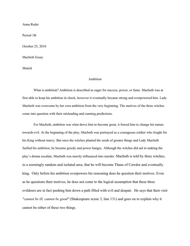 Реферат: Moral Reversal Within Macbeth Essay Research Paper
