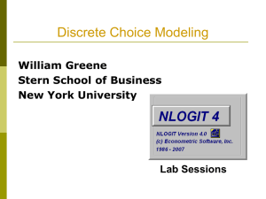 Modeling Consumer Decision Making and Discrete Choice Behavior
