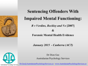Verdins & Mental Health - Australasian Psychology Services