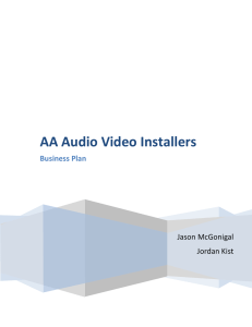 AA Audio Video Installers - Edwards School of Business