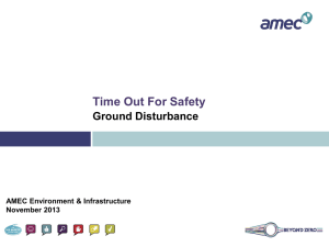 AEE 2013 Ground Disturbance