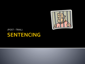 sentencing - LegalStudiesYr12LSC