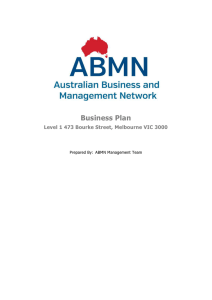 1. Business Overview - Australian Business and Management Network