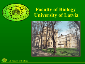 Biology Bachelor Study Programme