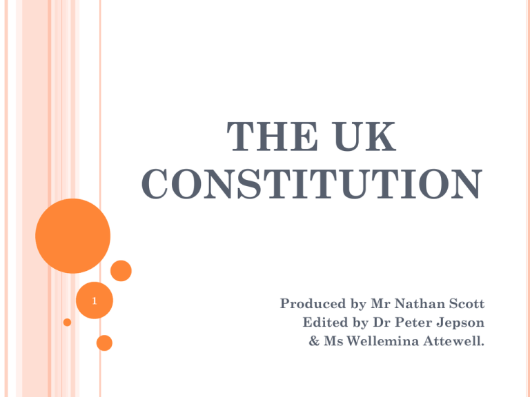 The UK Constitution