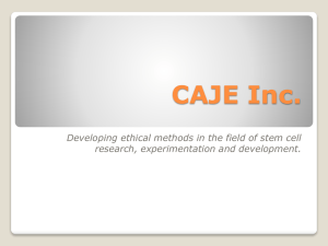 CAJE Inc. Presentation
