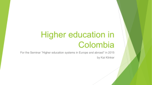 Higher education in Colombia - www