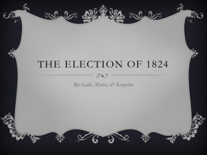The election of 1824