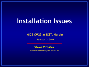 Installation Issues