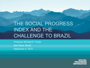 Professor Michael E. Porter - The Social Progress Imperative