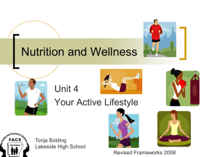 NW Unit 4 Your Active Lifestyle