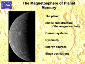 The Magnetosphere of Planet Mercury