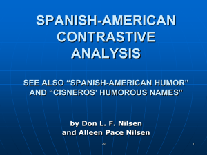 SPANISH-AMERICAN HUMOR