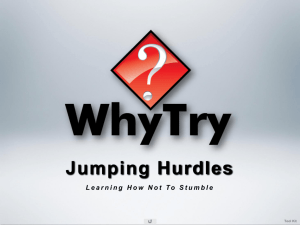 The Why Try Program