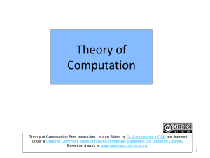 Lecture10_FinalReview - Peer Instruction for Computer Science