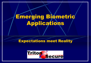 Biometrics - Pravin Shetty > Resume