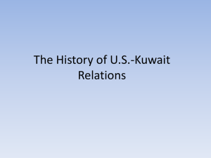The History of US-Kuwait Relations - Do The Write Thing: Help Stop