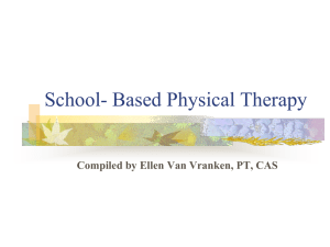 School- Based Physical Therapy