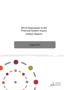 Australian Payments Clearing Association (APCA)