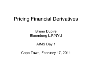 Bruno Dupire Slide 1