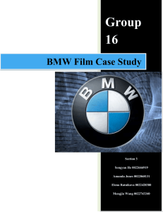 BMW Film Case Study