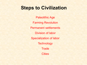 Steps to Civilization
