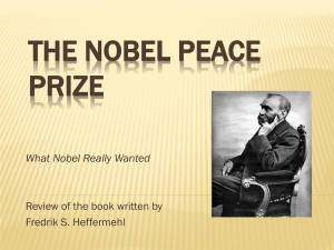 The Nobel Peace Prize