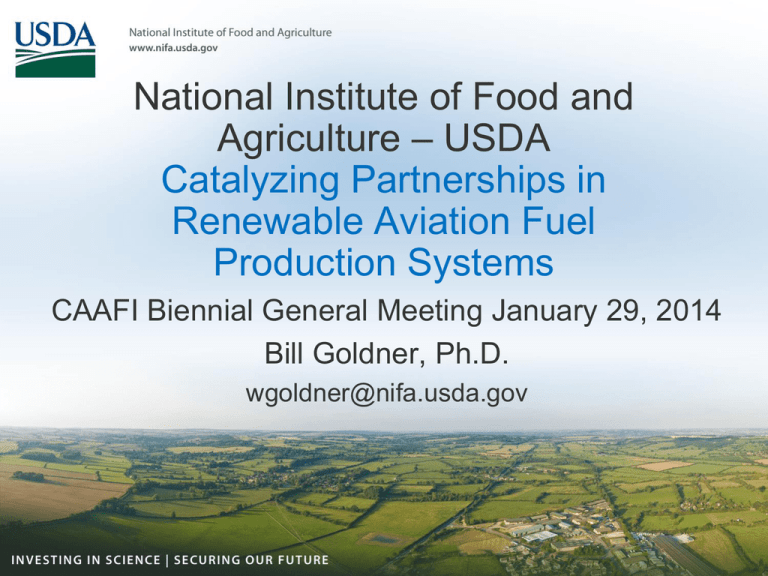 agriculture and food research initiative