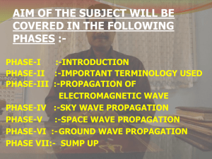 electromagnetic wave propagation