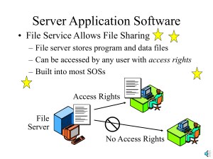 Server Application Software
