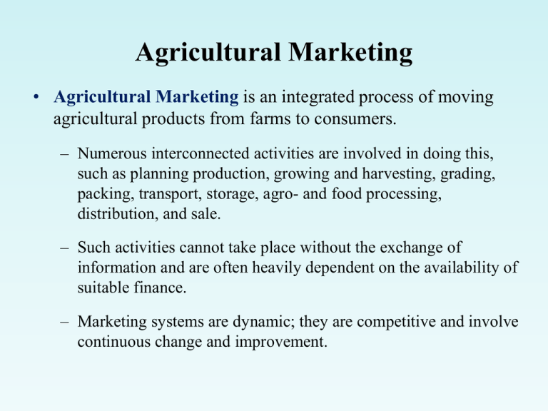 rural marketing definition