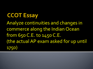 CCOT Essay