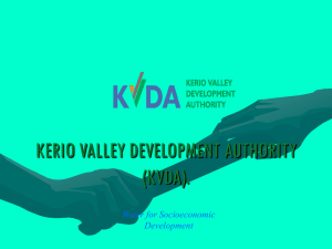 national water summit- turkana - Kerio Valley Development Authority
