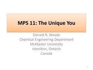 MPS 11: The Unique You