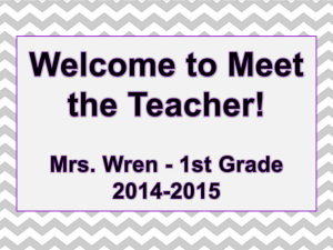 Meet the Teacher! - Waynesville School District