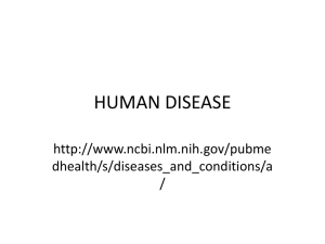 human disease - muhammad1988adeel