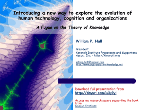 PPTX Presentation - evolutionary biology of species and organizations