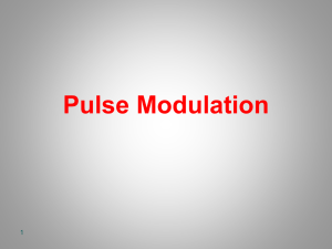 Pulse Modulation