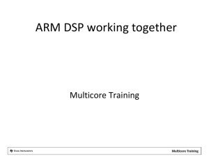ARM DSP working together