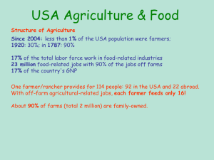 USA Agriculture & Food