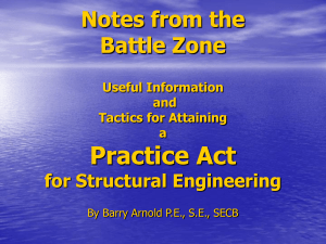 Arnold_Structural_Licensing_Primer_Presentation_FL_June_2009