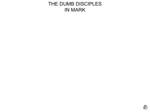 The Dumb Disciples