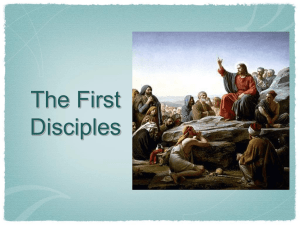 The First Disciples
