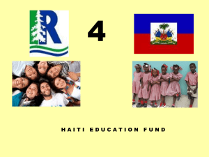 IR FOR HAITI