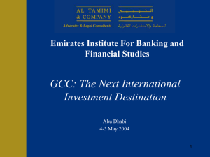 Al Tamimi & Company - Emirates Institute for Banking and Financial