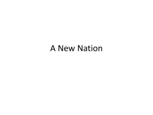 A New Nation PowerPoint
