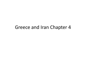 Ch 4 Greece and Iran