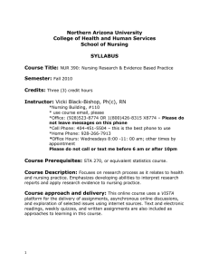 Using the NAU School of Nursing grading scale, grades will be